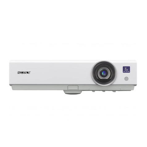 Sony VPL-DX140 operating instructions