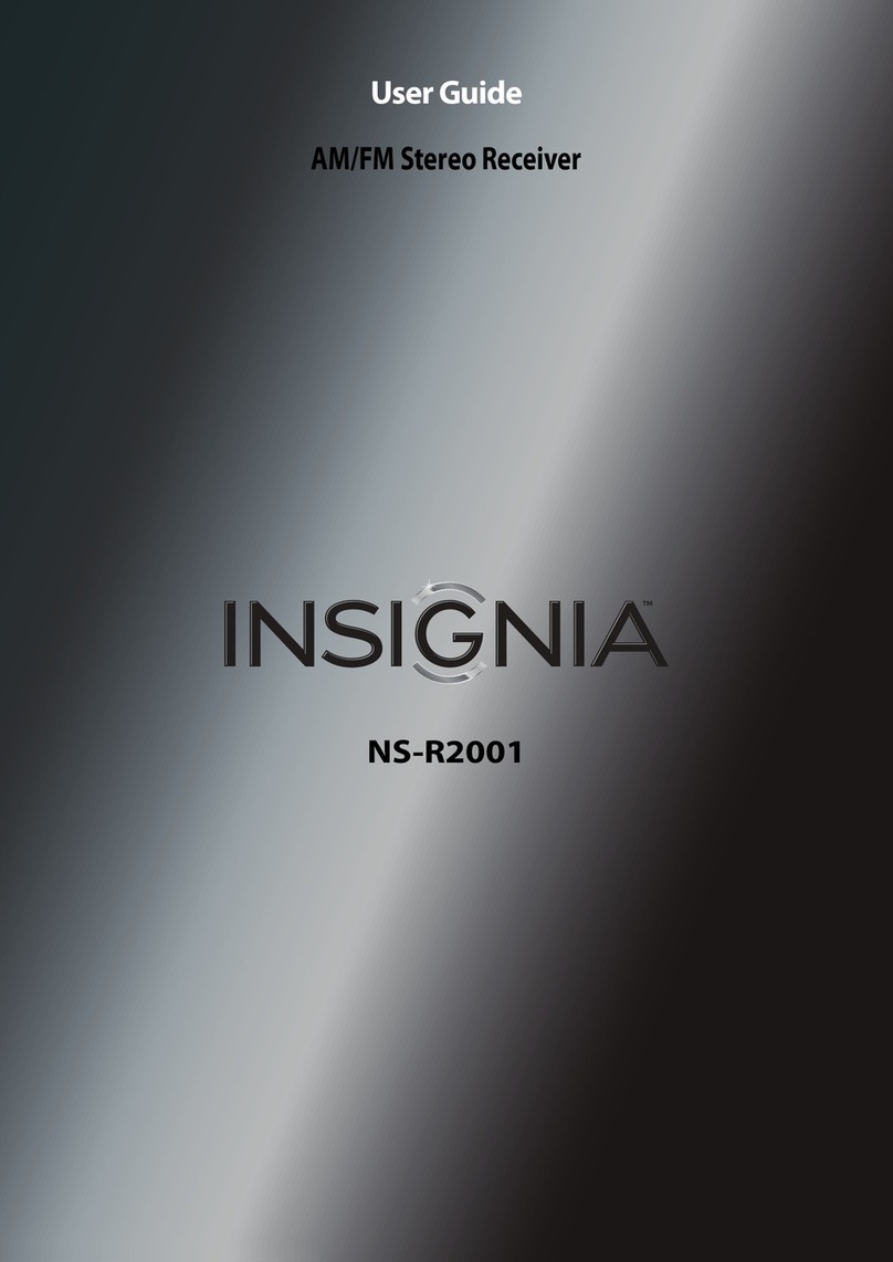 Insignia NS-R2001 User manual