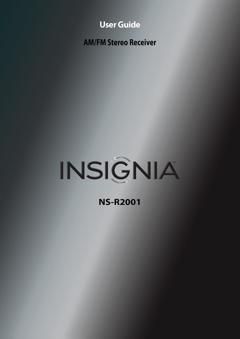 Insignia NS-R2001 User manual
