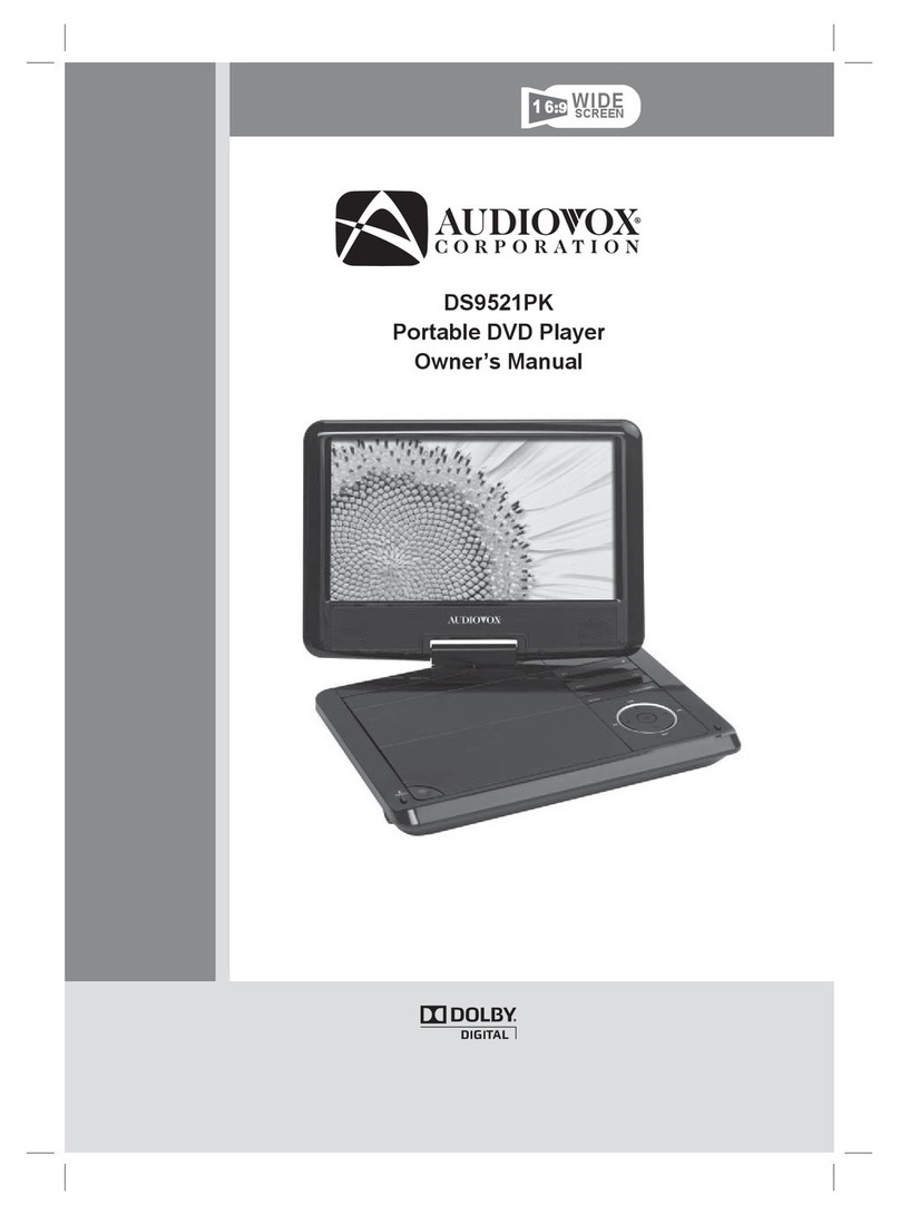 Audiovox DS9521PK owner's manual
