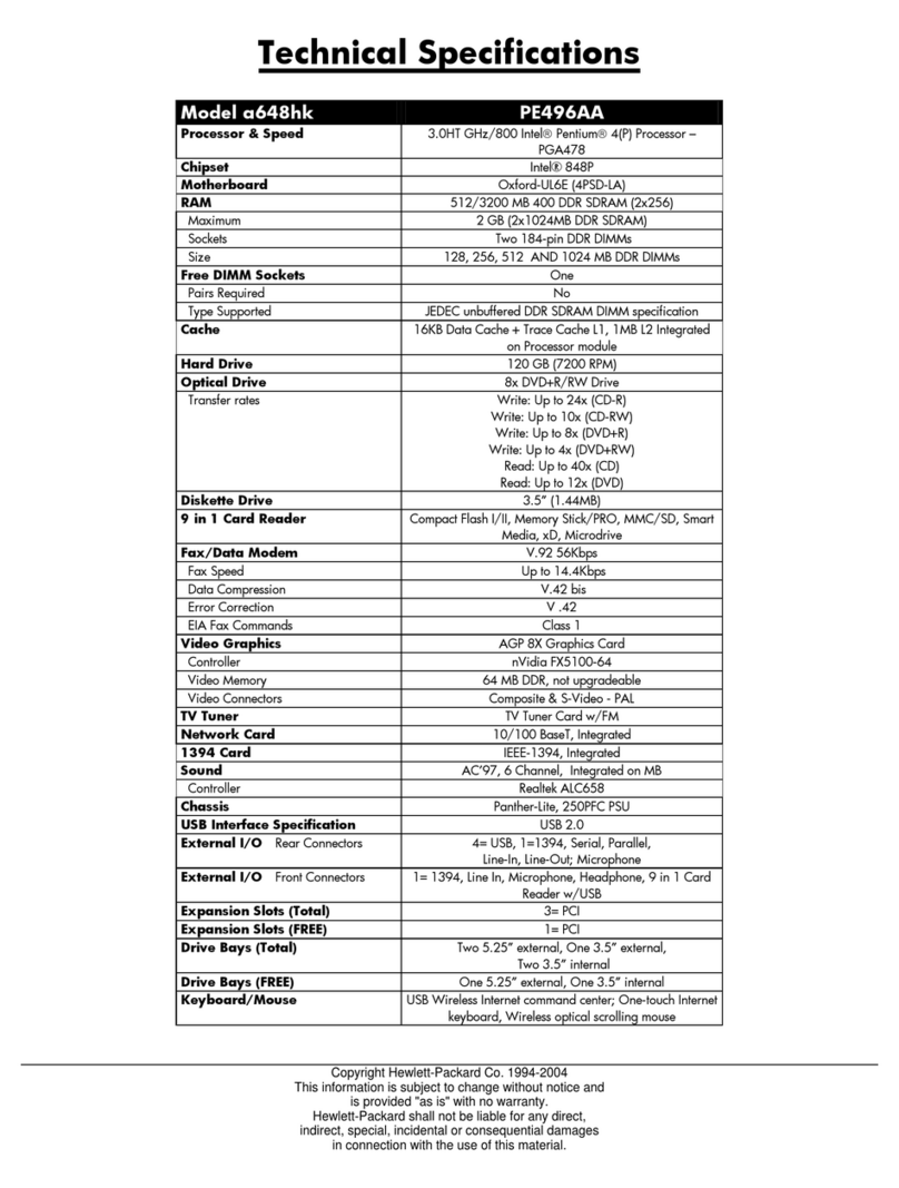 HP VH677UA#ABA - Pavilion Dv6-1244sb... User manual