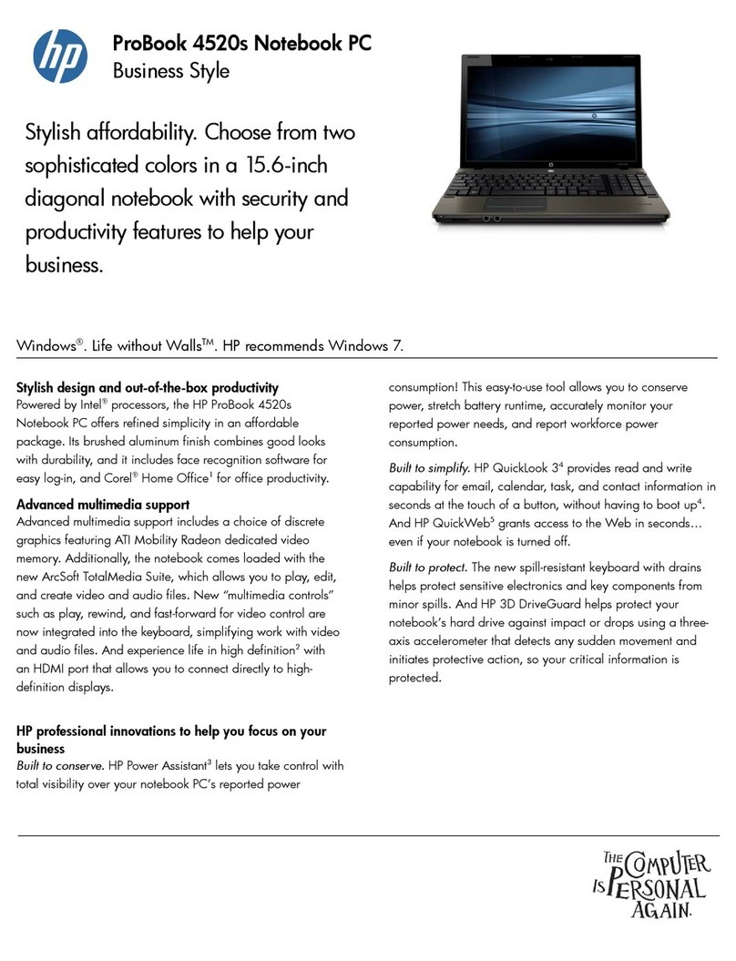 HP WH290UT#ABA User manual