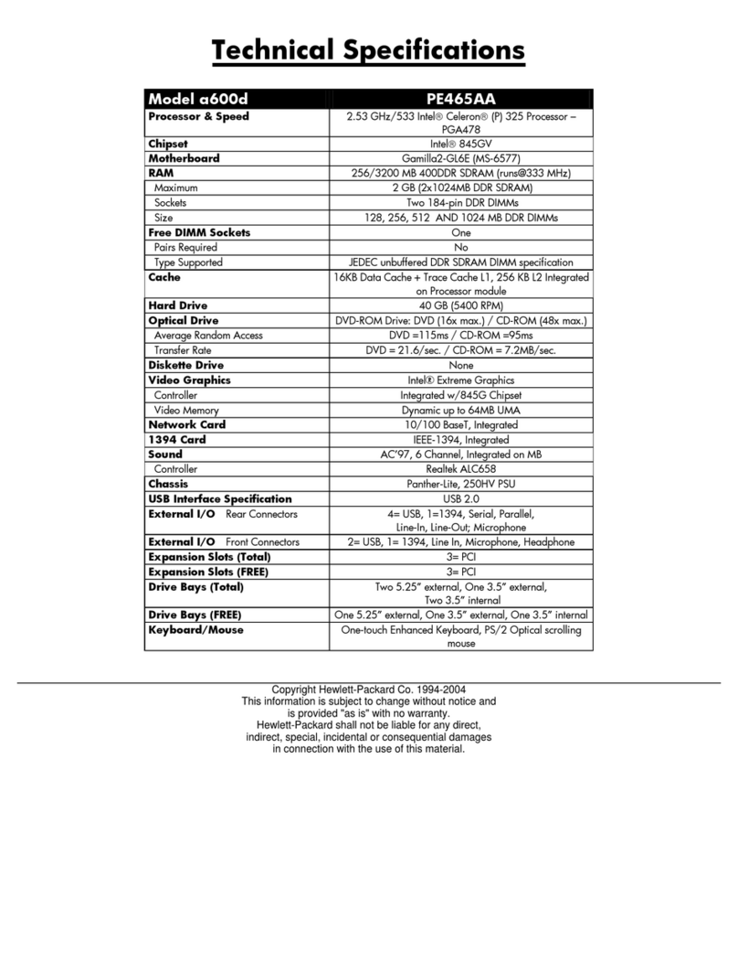 HP VH677UA#ABA - Pavilion Dv6-1244sb... User manual