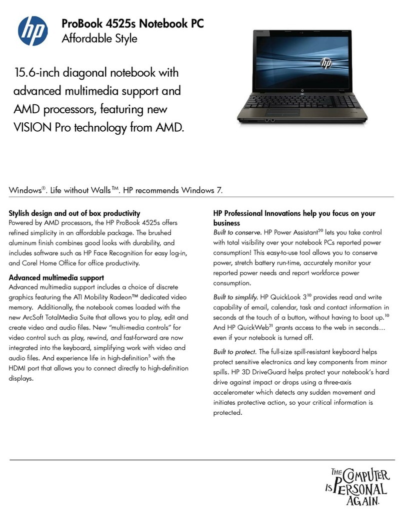 HP XT950UT#ABA User manual
