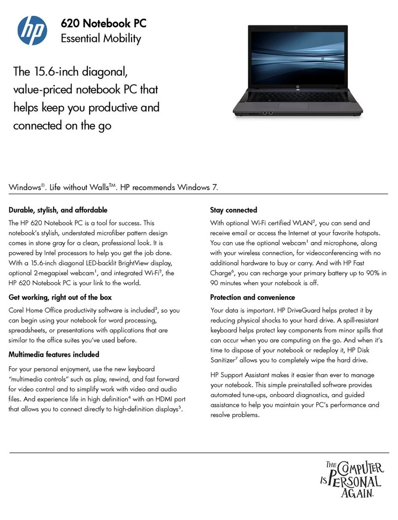 HP XU001UT User manual