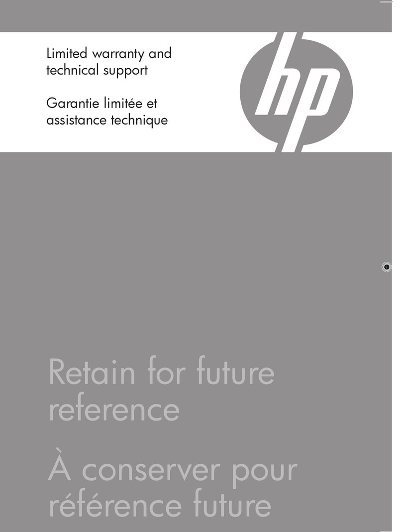 HP TouchSmart tm2-2100 - Notebook PC Use and maintenance manual HP TouchSmart tm2-2100 - Notebook PC Use and maintenance manual