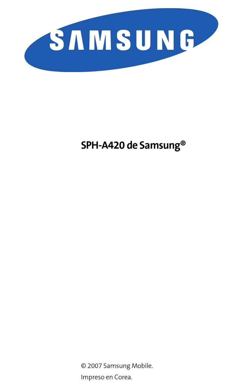 Samsung SPH-A420 Instruction Manual