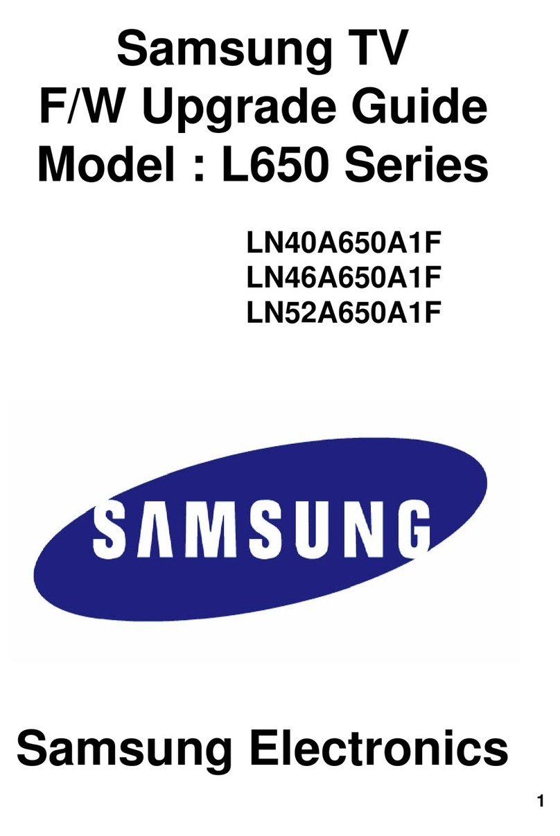 Samsung LN40A650A1F Installation and operation manual