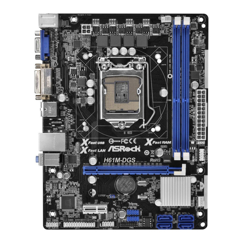 ASROCK H61M-DGS Quick installation guide