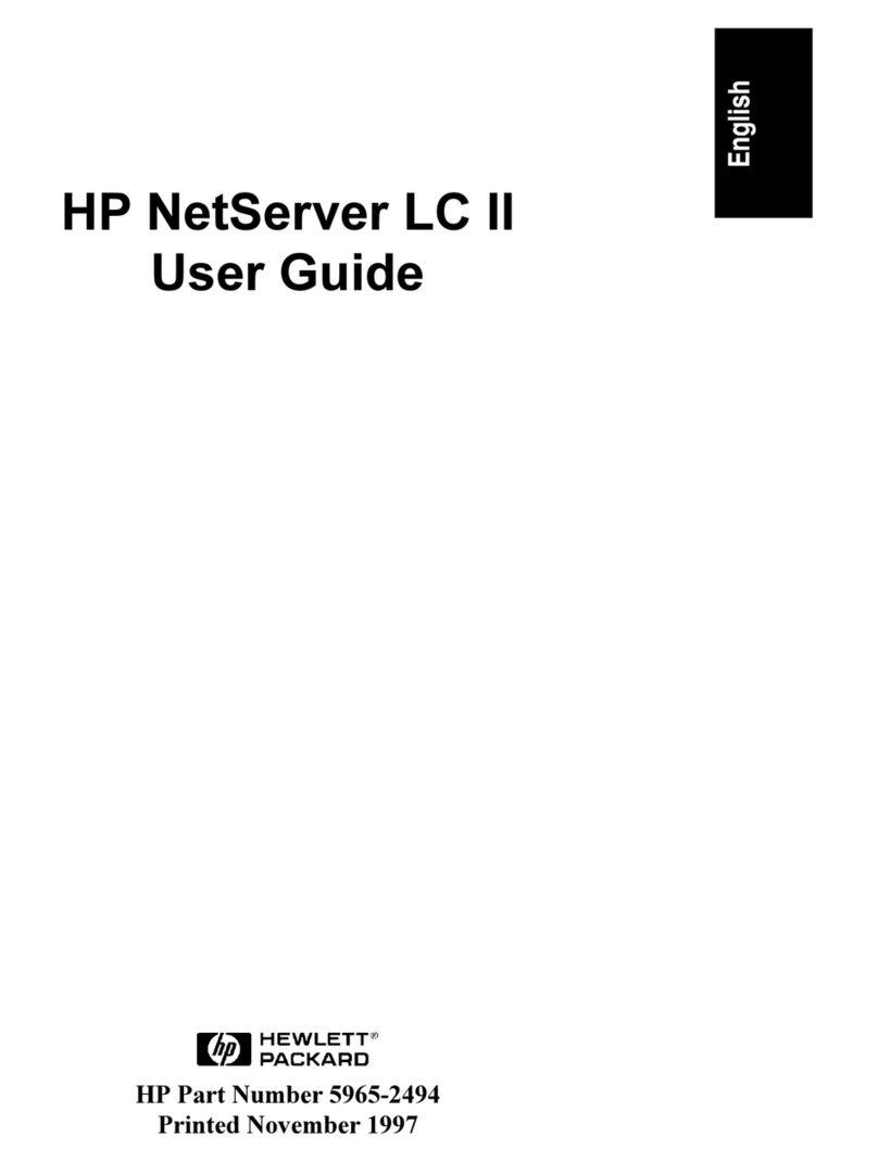 HP D5970A - NetServer - LCII User manual