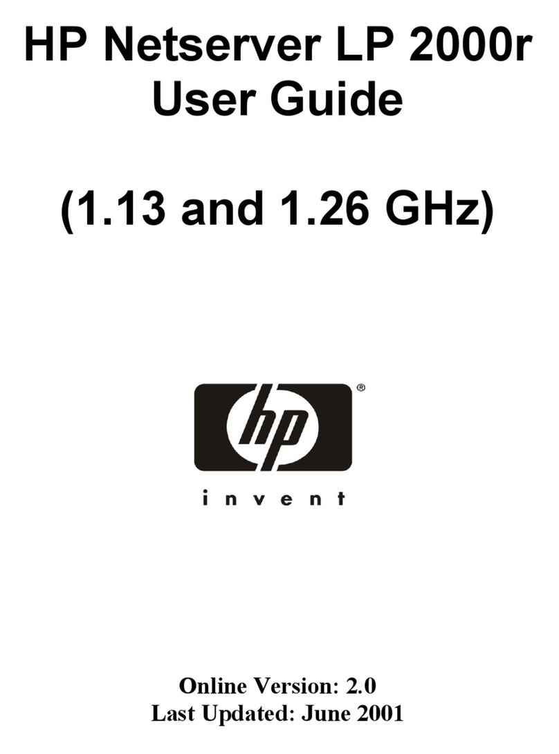 HP D5970A - NetServer - LCII User manual