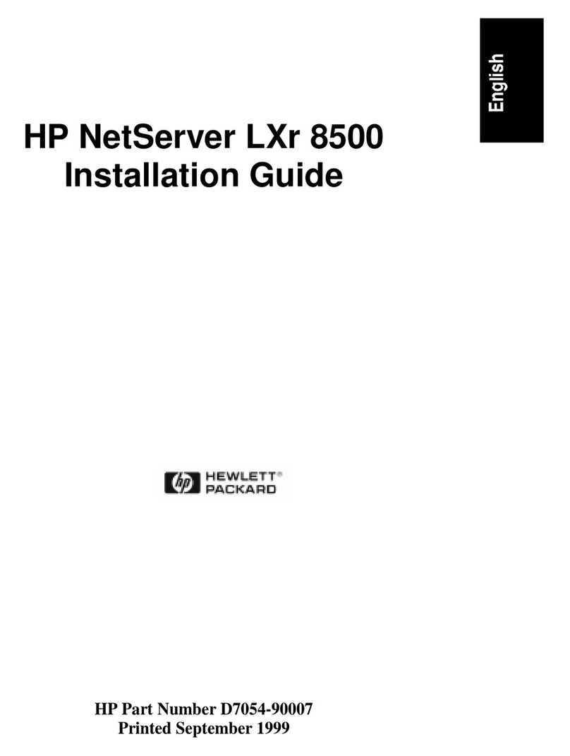 HP D5970A - NetServer - LCII User manual