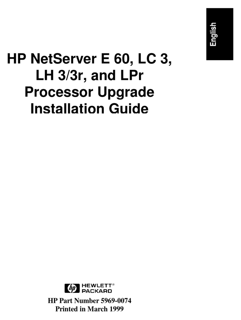 HP D5970A - NetServer - LCII User manual