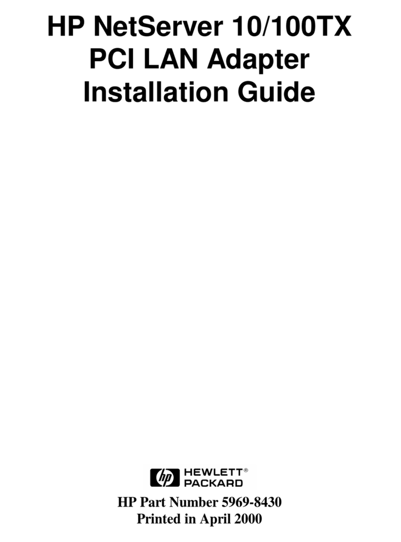 HP D5970A - NetServer - LCII User manual