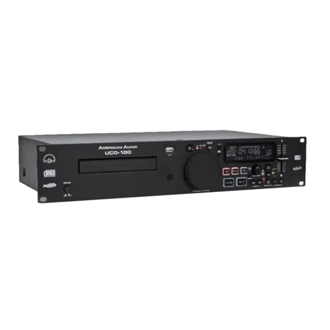 American Audio UCD-100 MKII user manual