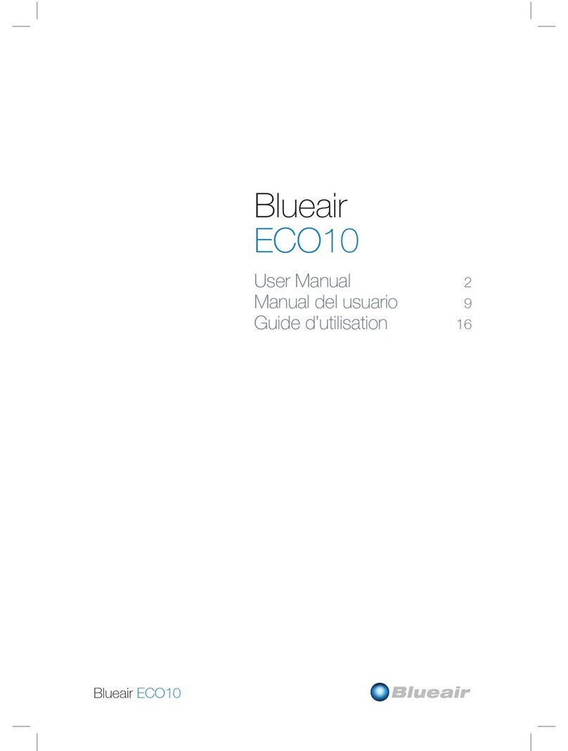 Blueair ECO10 User manual Blueair ECO10 User manual