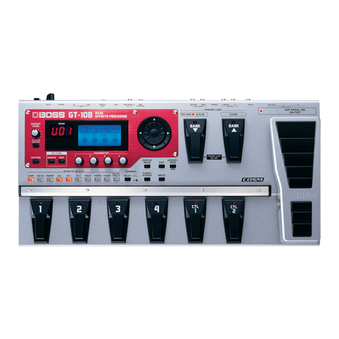 BOSSCO GT-10B User manual