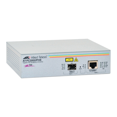 Allied Telesis AT-PC2002/POE User manual
