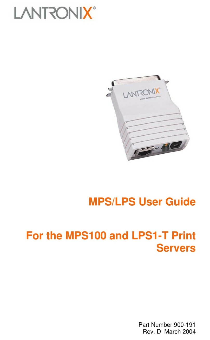 Lantronix MPS100 user guide
