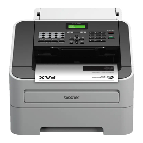 Brother FAX-2840 Operating and maintenance manual