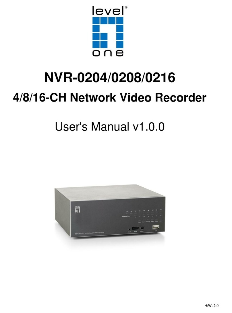 LevelOne NVR-0204 user manual