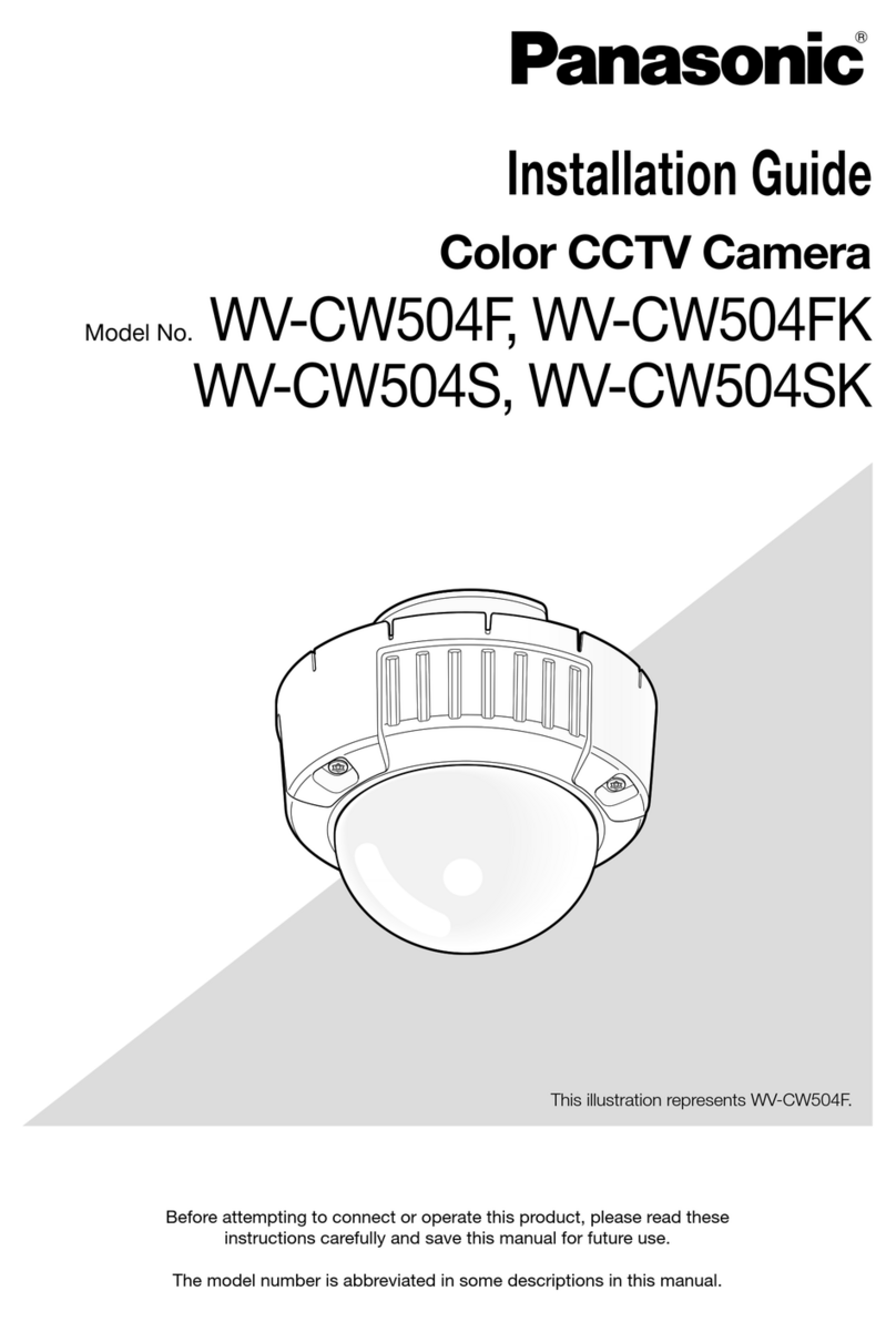 Panasonic WV-CW504S User manual Panasonic WV-CW504S User manual