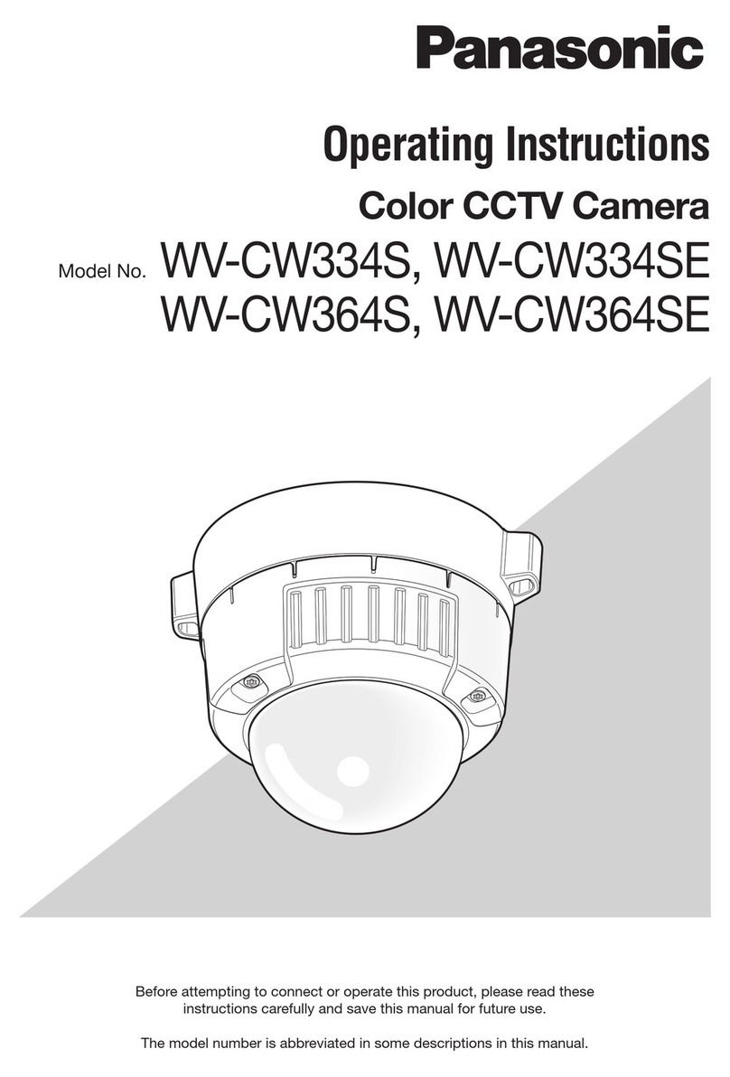 Panasonic WV-CW334S User manual Panasonic WV-CW334S User manual
