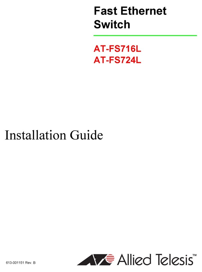 Allied Telesis AT-FS724L User manual