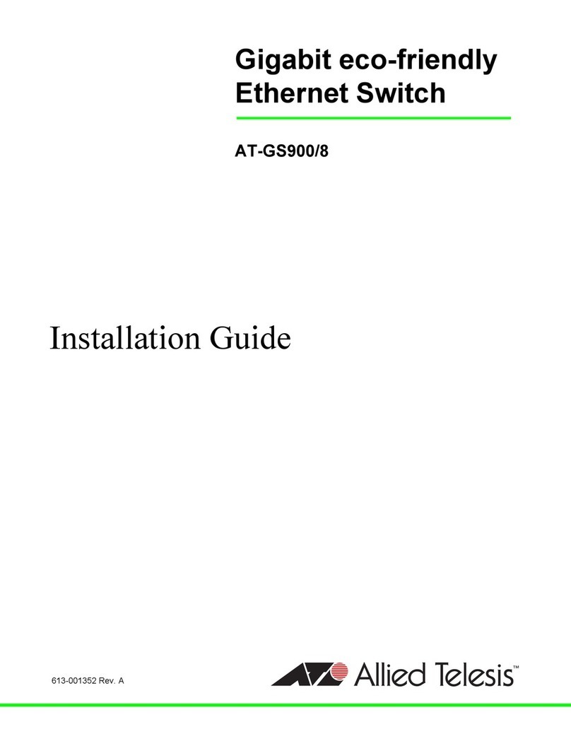 Allied Telesis AT-GS900/8 User manual