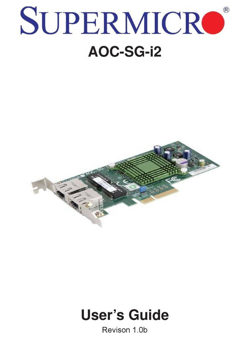 Supermicro AOC-SG-i2 User manual