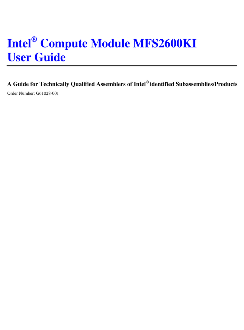 Intel Compute Module MFS2600KI User manual