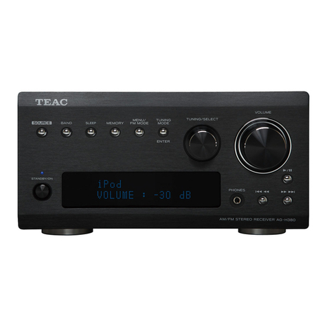Teac AG-H380 owner's manual