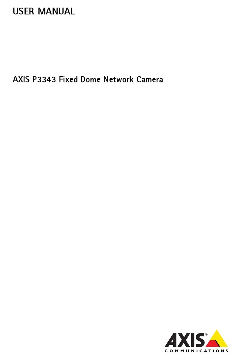 Axis P3343 user manual