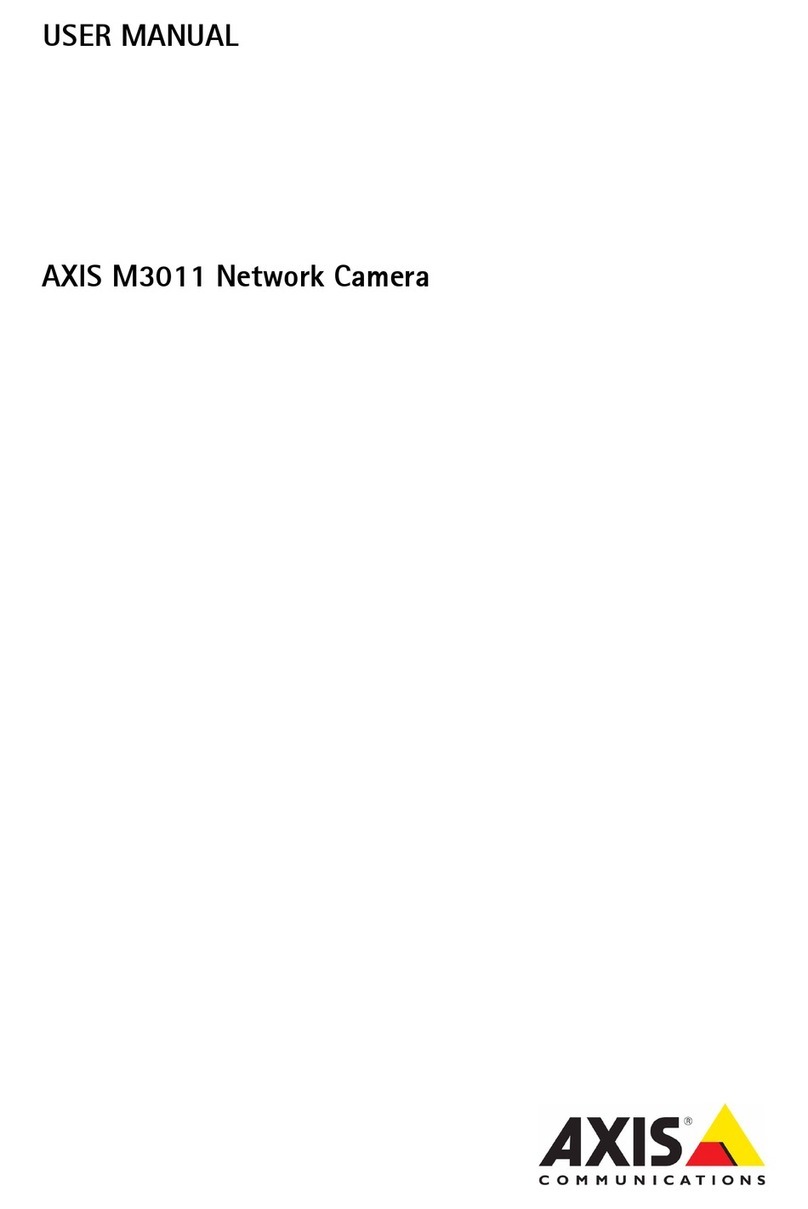 Axis M3011 User manual