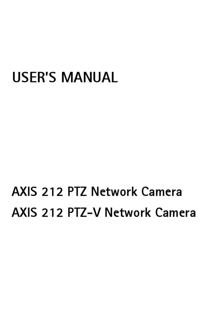 Axis AXIS 212 PTZ-V User manual