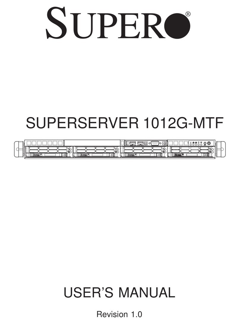 Supero SuperServer 1012G-MTF User manual