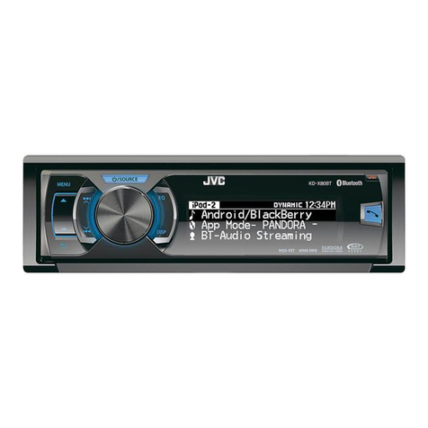 JVC KD-X80BT User manual