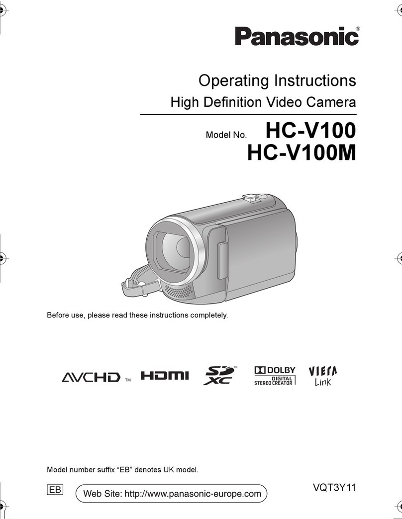 Panasonic HC-V100M operating instructions