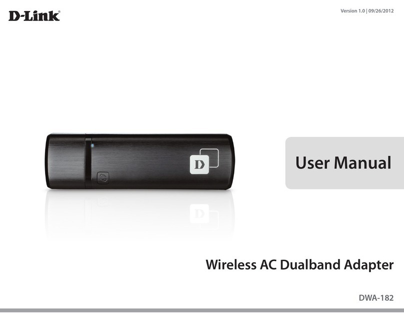 D-Link DWA-182 User manual D-Link DWA-182 User manual