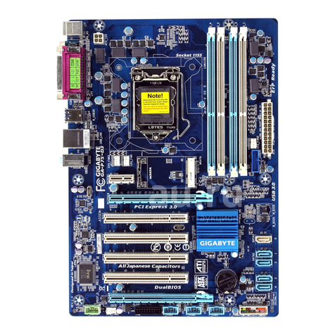Gigabyte GA-P75-D3 user manual