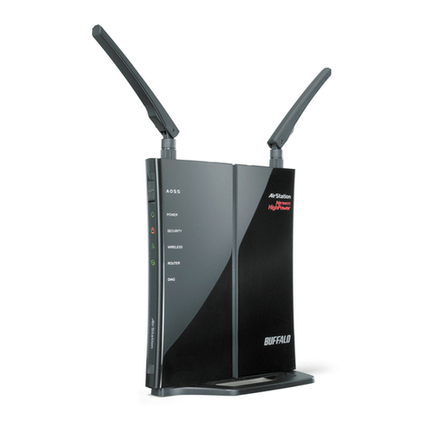 Buffalo AirStation NFINITI High Power WHR-300HP User manual