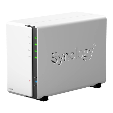 Synology DiskStation DS212j Quick installation guide Synology DiskStation DS212j Quick installation guide