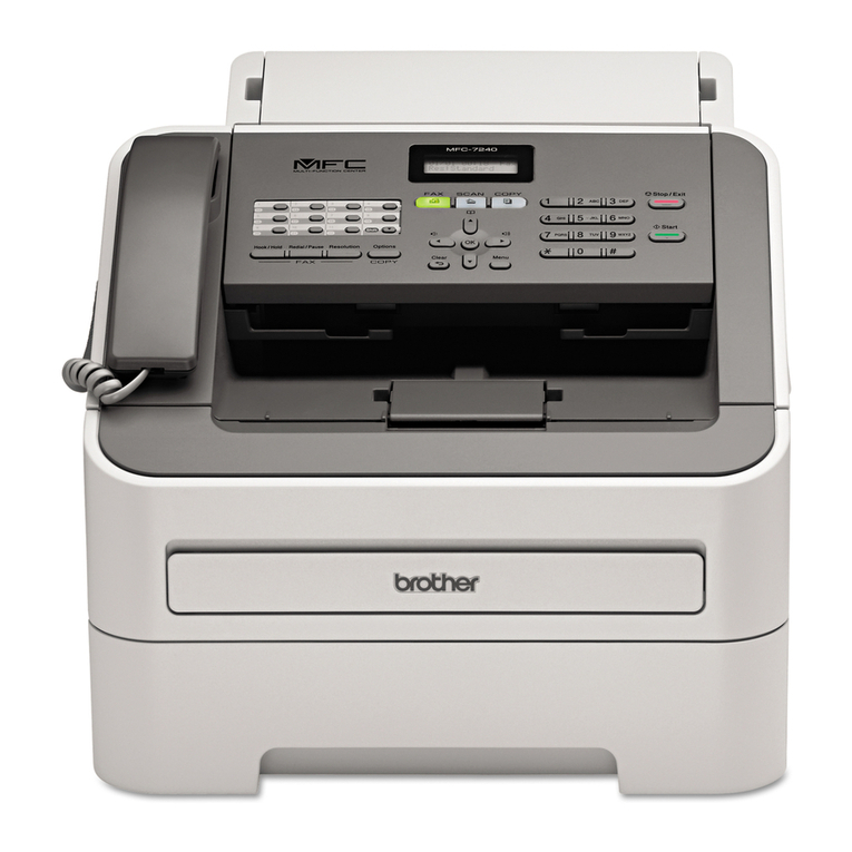 Brother MFC-7240 Operating and maintenance manual Brother MFC-7240 Operating and maintenance manual