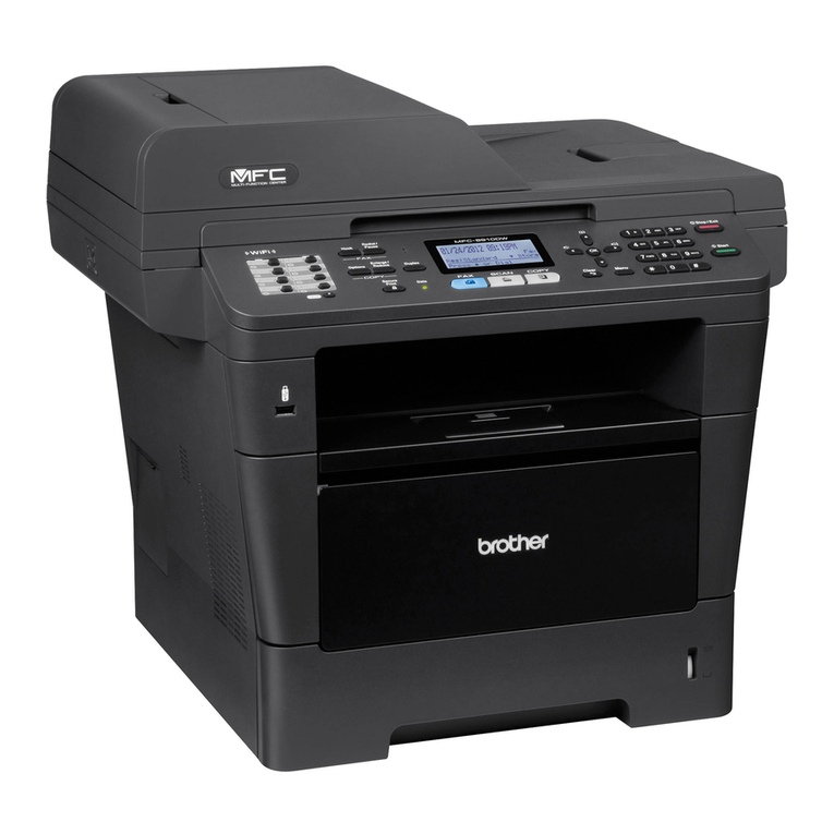 Brother MFC-8910DW Assembly instructions