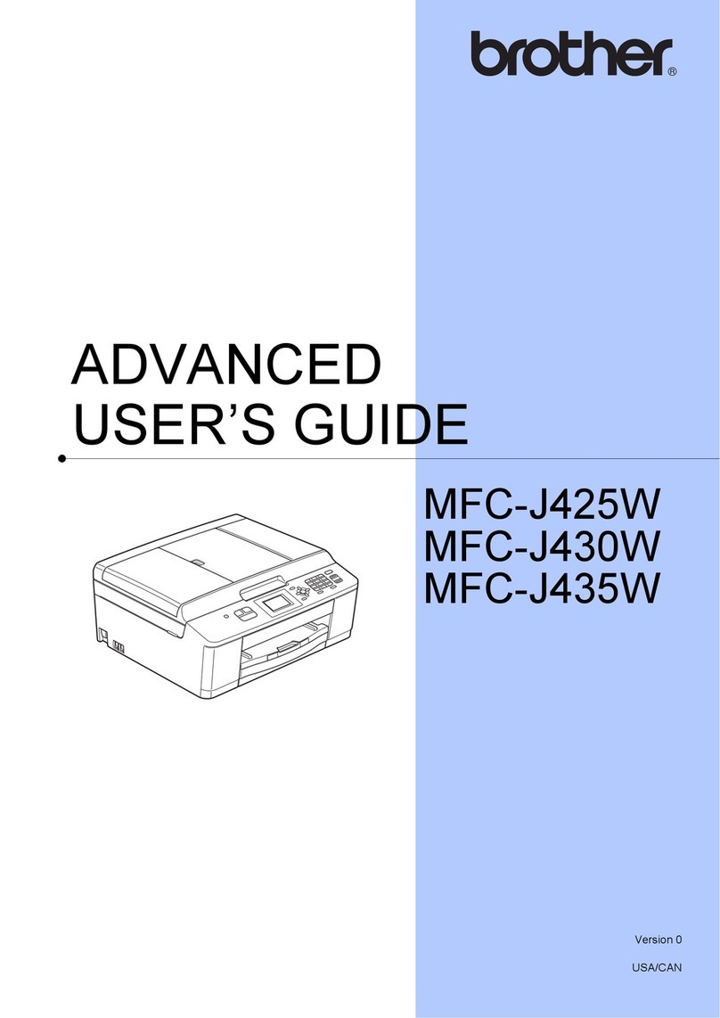 Brother MFC-J435W Assembly instructions
