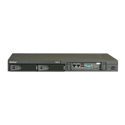 Synology RackStation RS212 User manual