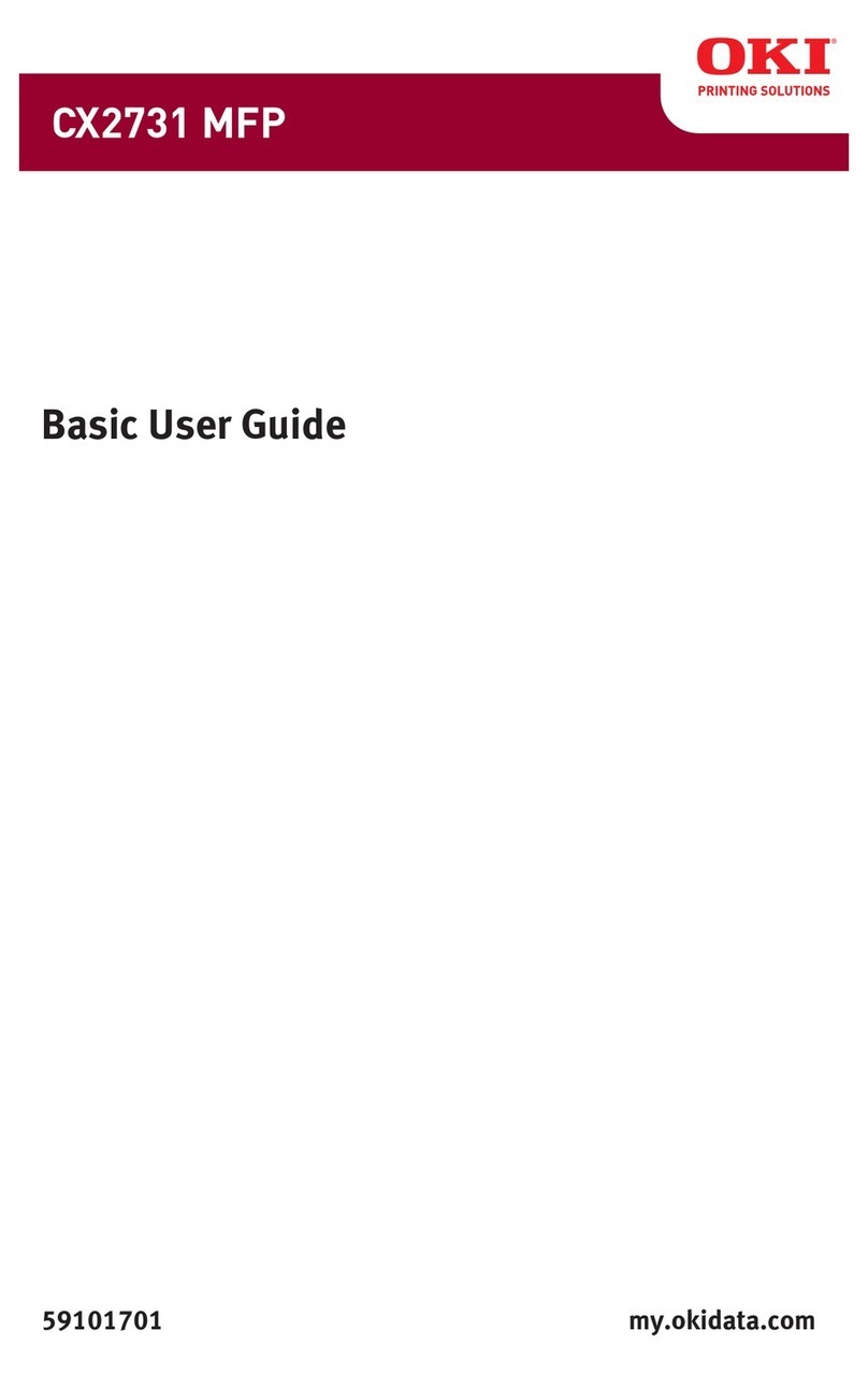 Oki CX2731 User manual