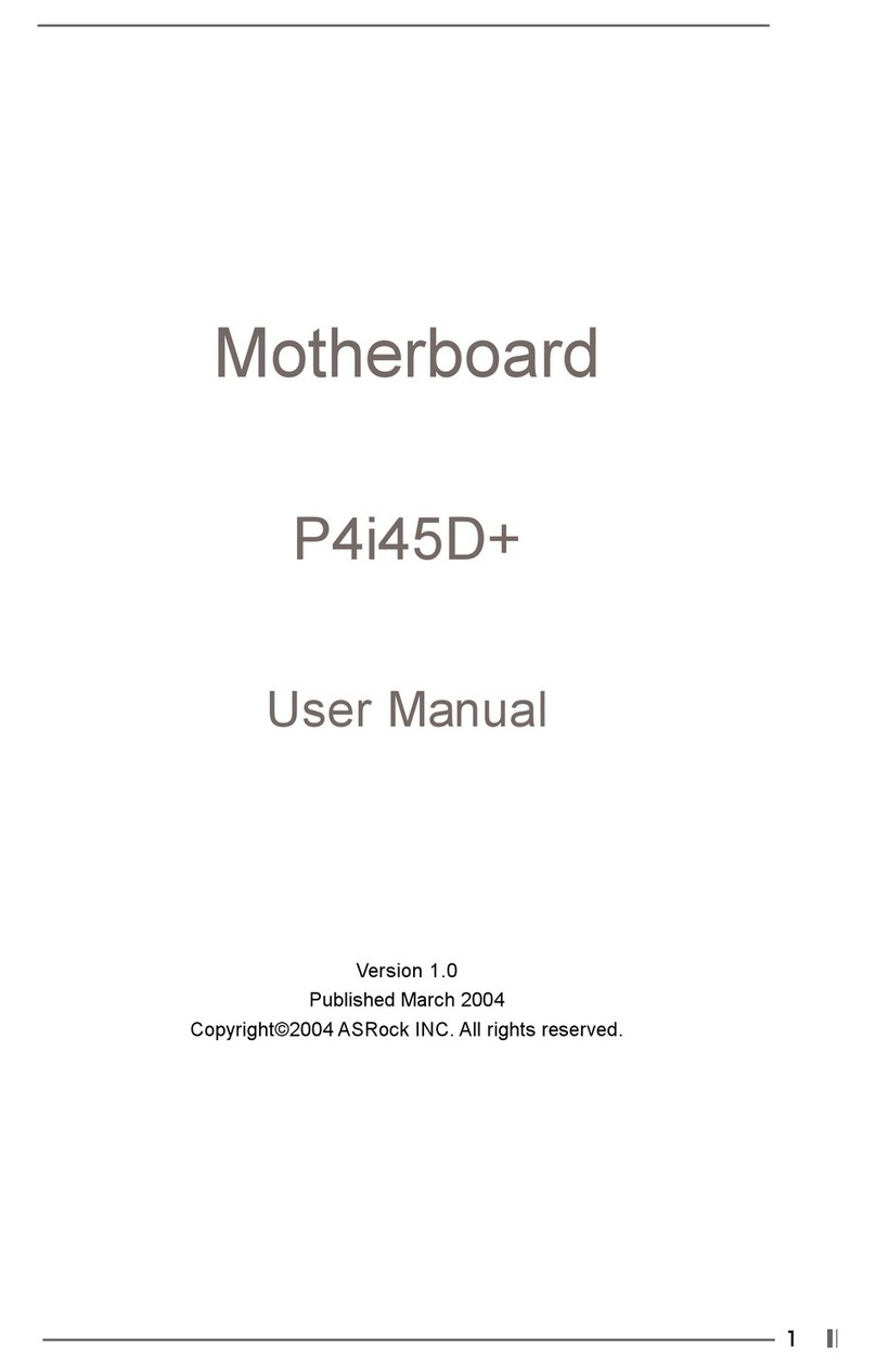 ASROCK P4I45D User manual