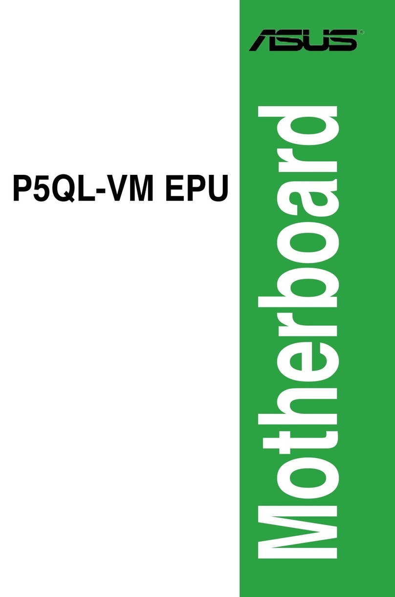 Asus P5QL-VM EPU User manual