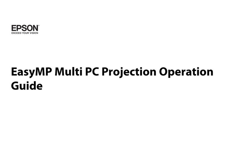 Epson PowerLite Pro G5450WU Operation guide Epson PowerLite Pro G5450WU Operation guide